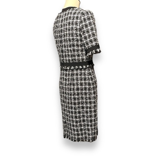 Preston & York ~ Tweed Metallic Short Sleeve Terri Sheath Dress ~ 6 - Picture 6 of 8